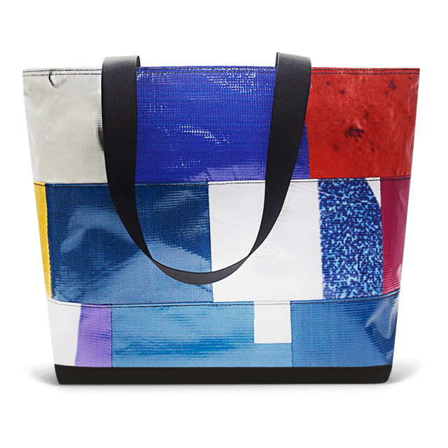 Patchwork Zippered Blake Tote