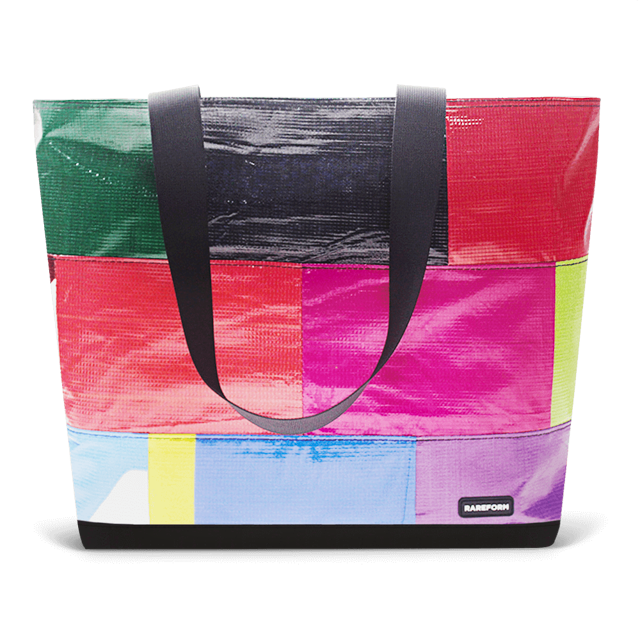 Patchwork Zippered Blake Tote