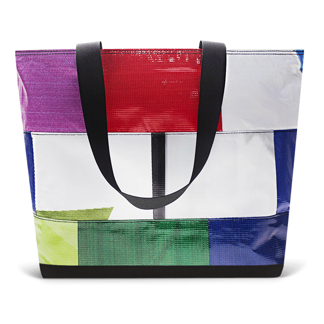 Patchwork Zippered Blake Tote