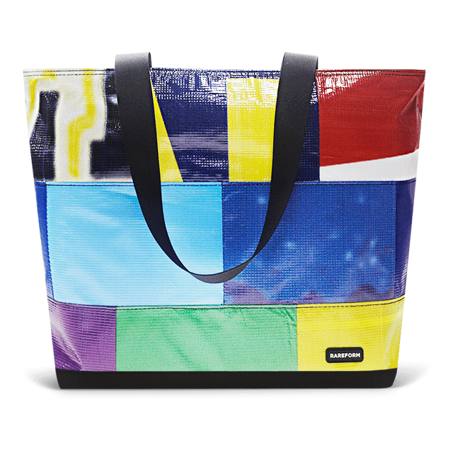 Patchwork Zippered Blake Tote