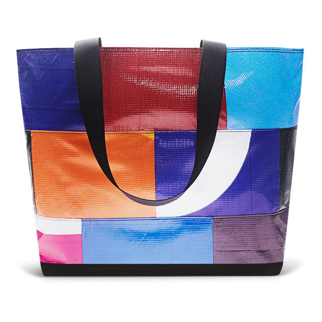 Patchwork Zippered Blake Tote
