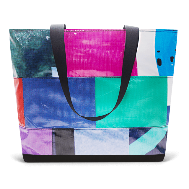 Patchwork Zippered Blake Tote
