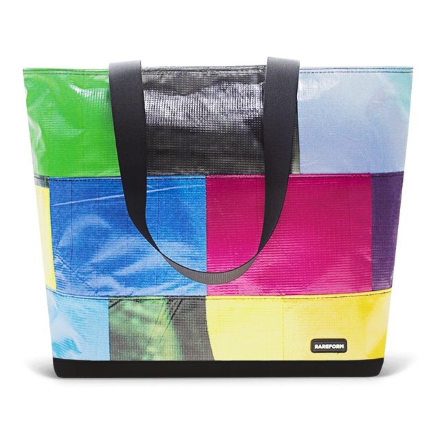 Patchwork Zippered Blake Tote