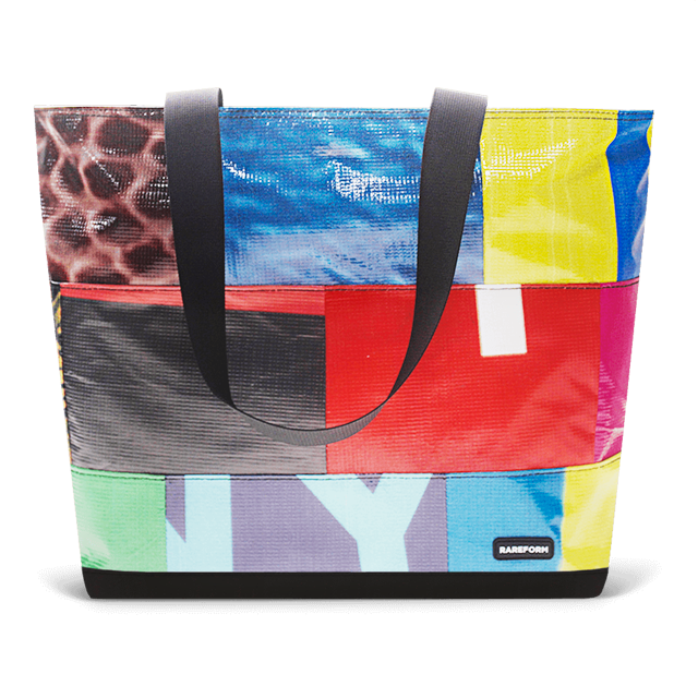 Patchwork Zippered Blake Tote
