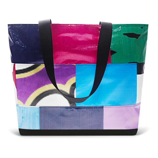 Patchwork Zippered Blake Tote