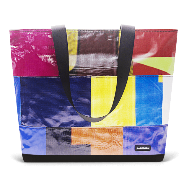 Patchwork Zippered Blake Tote