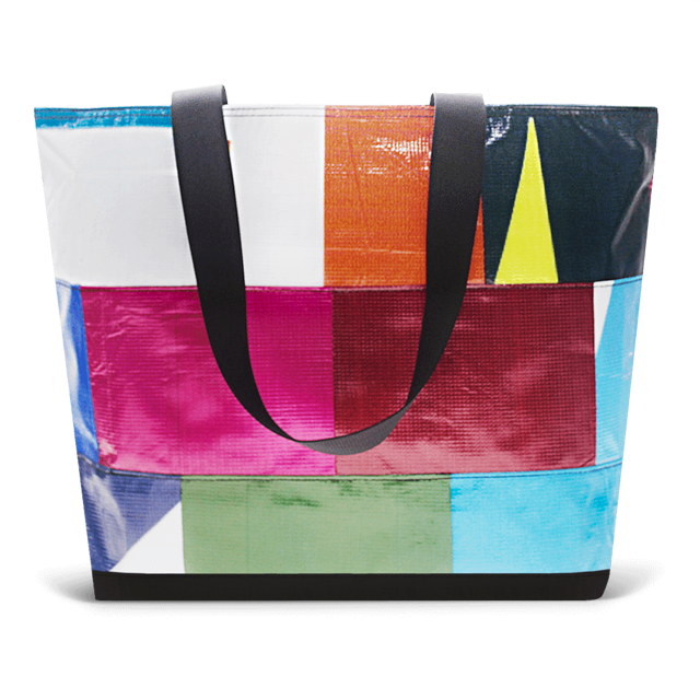 Patchwork Zippered Blake Tote
