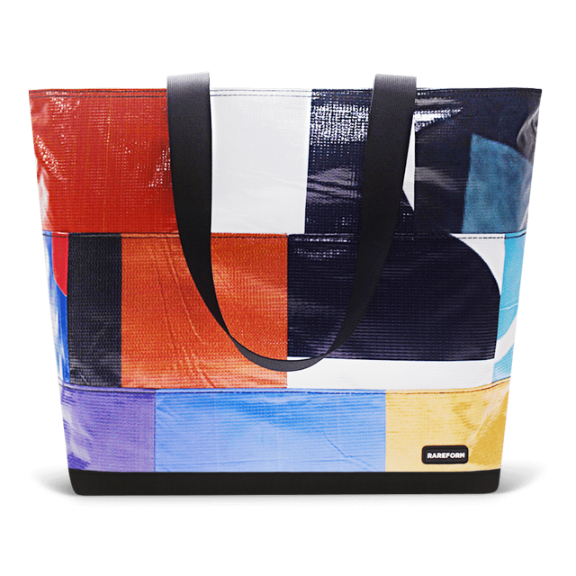 Patchwork Zippered Blake Tote