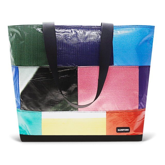 Patchwork Zippered Blake Tote