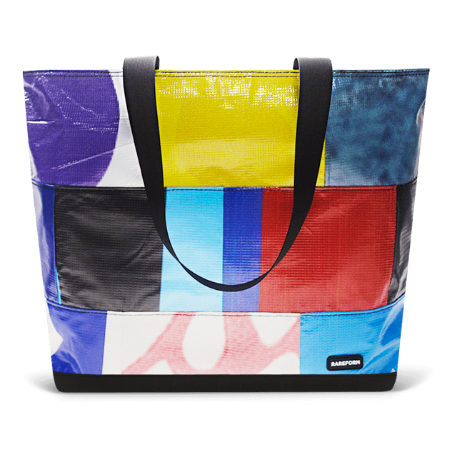Patchwork Zippered Blake Tote