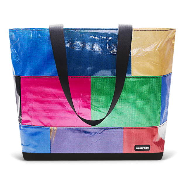 Patchwork Zippered Blake Tote