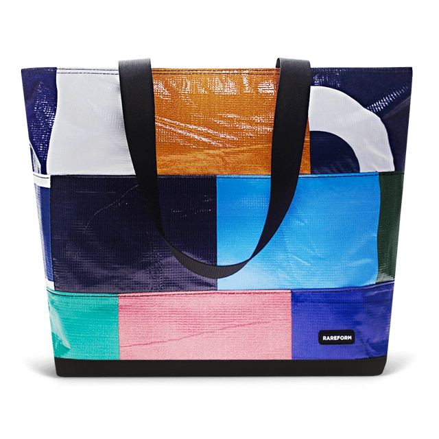 Patchwork Zippered Blake Tote