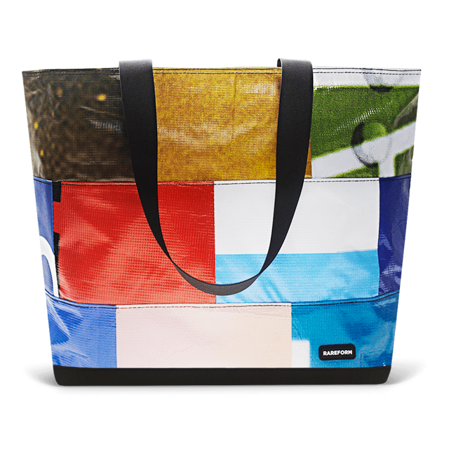 Patchwork Zippered Blake Tote