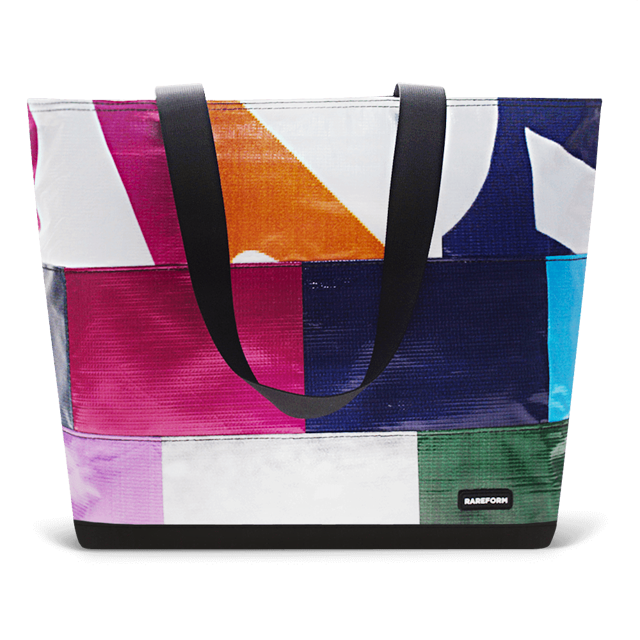 Patchwork Zippered Blake Tote