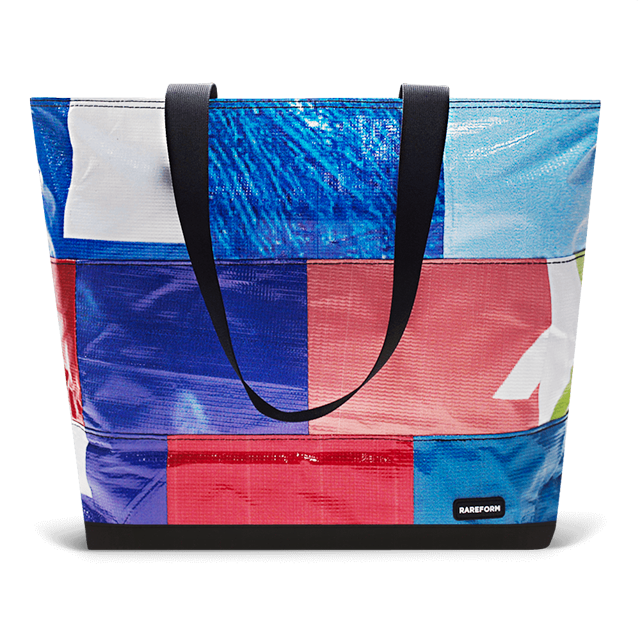 Patchwork Zippered Blake Tote