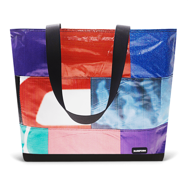 Patchwork Zippered Blake Tote