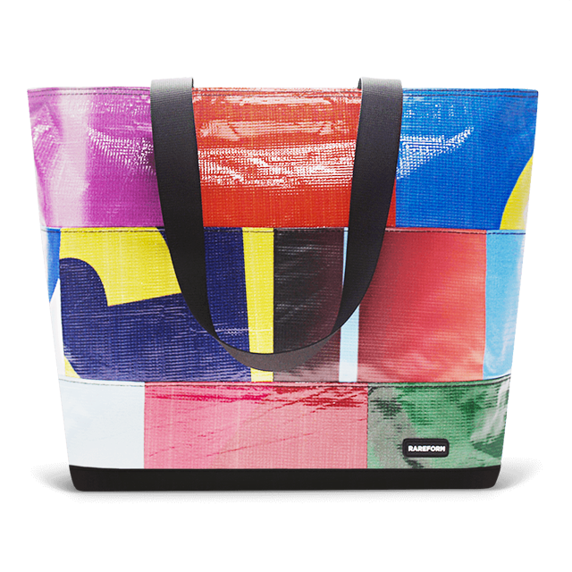 Patchwork Zippered Blake Tote