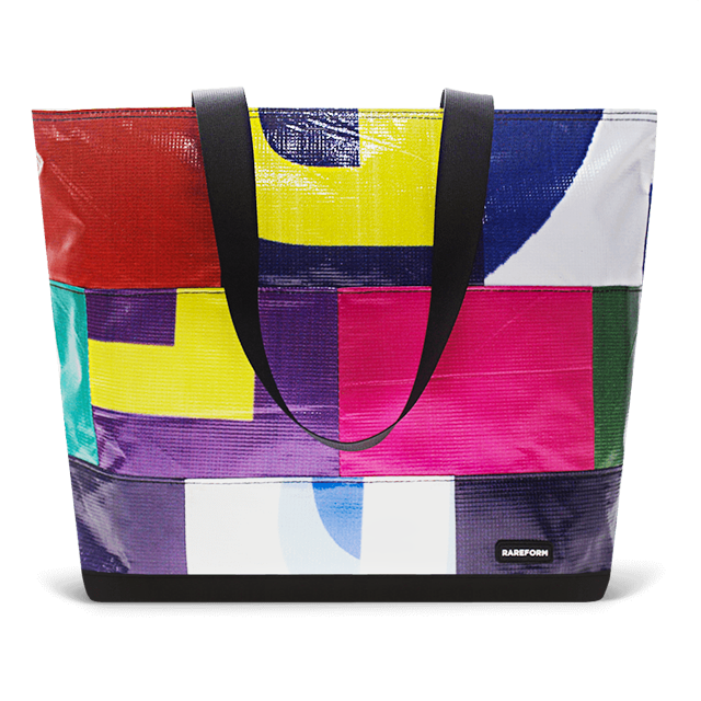 Patchwork Zippered Blake Tote