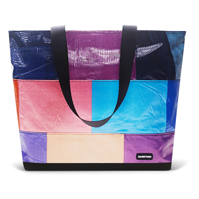 Patchwork Zippered Blake Tote
