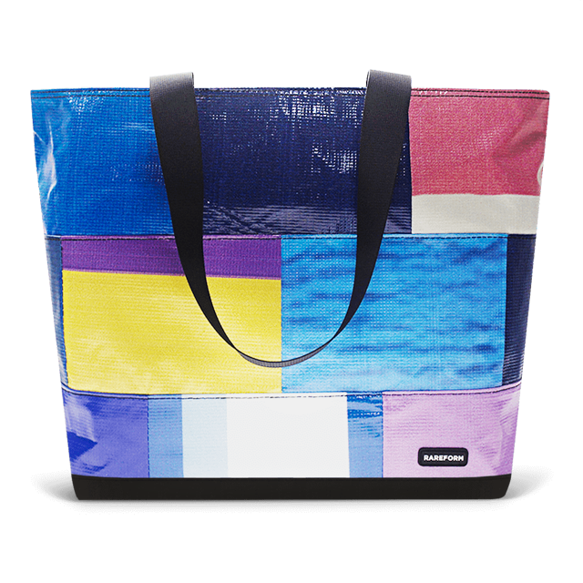 Patchwork Zippered Blake Tote