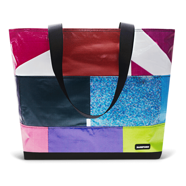 Patchwork Zippered Blake Tote