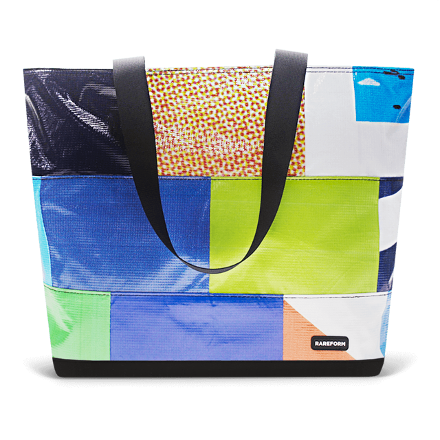 Patchwork Zippered Blake Tote