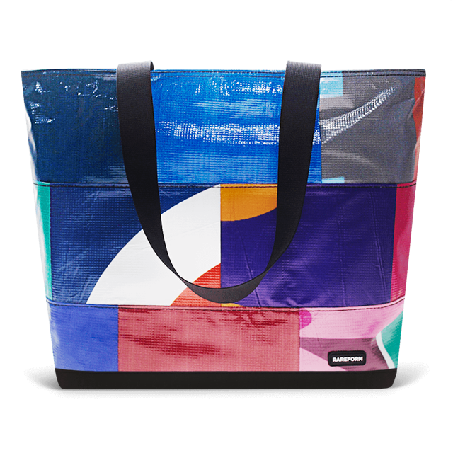 Patchwork Zippered Blake Tote