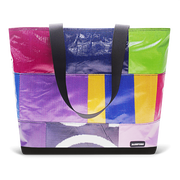 Patchwork Zippered Blake Tote