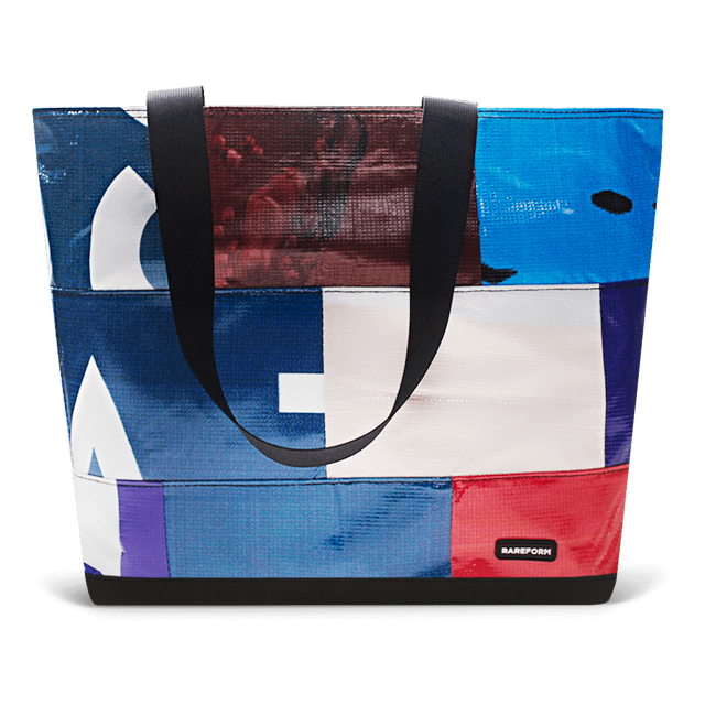 Patchwork Zippered Blake Tote