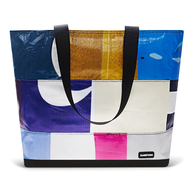 Patchwork Zippered Blake Tote