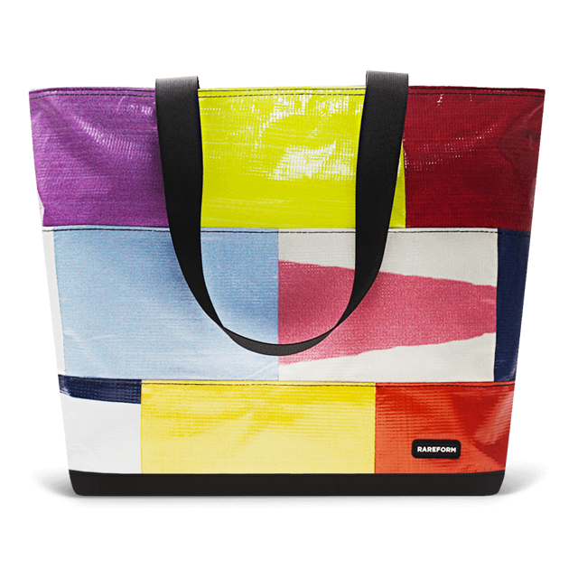 Patchwork Zippered Blake Tote