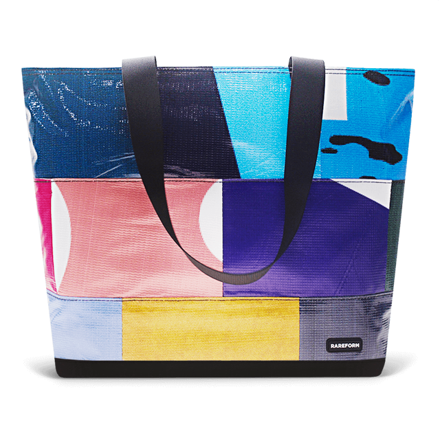 Patchwork Zippered Blake Tote