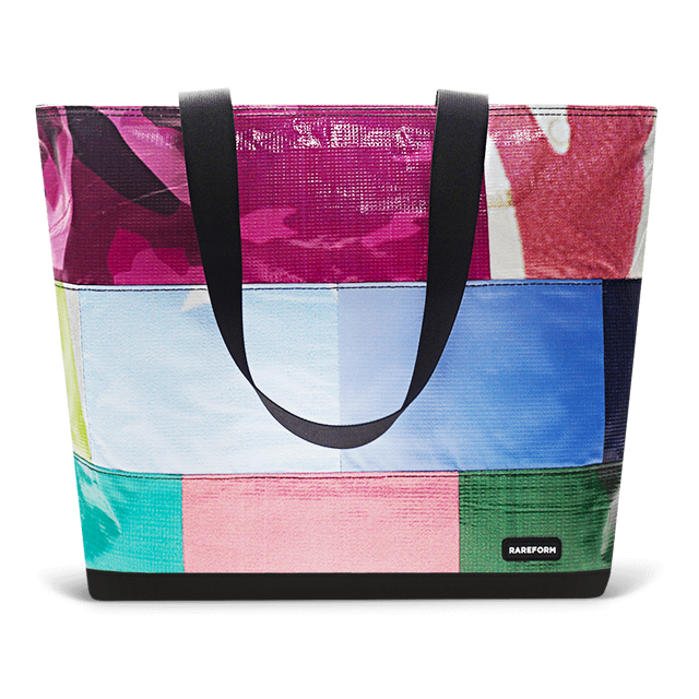 Patchwork Zippered Blake Tote