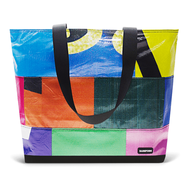 Patchwork Zippered Blake Tote