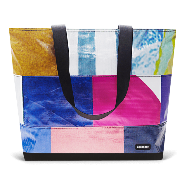 Patchwork Zippered Blake Tote
