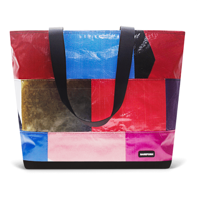 Patchwork Zippered Blake Tote