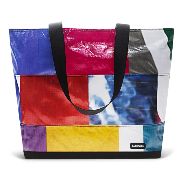Patchwork Zippered Blake Tote