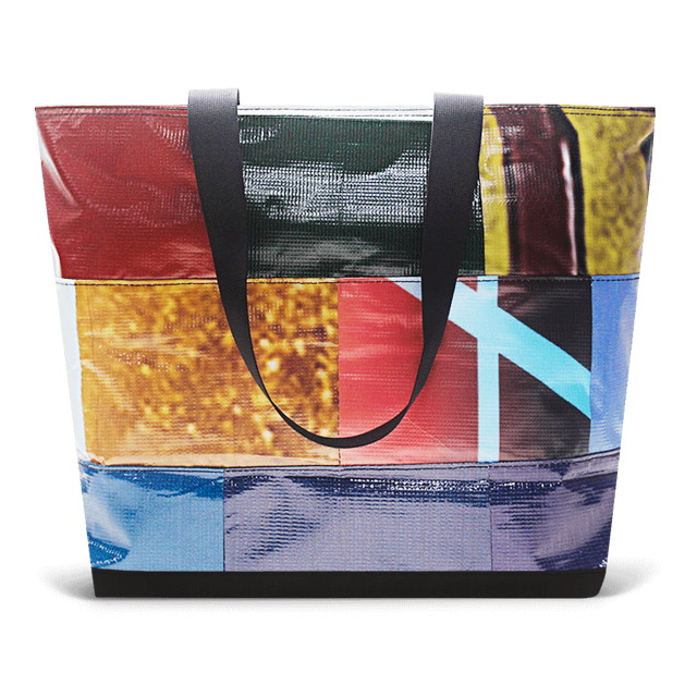 Patchwork Zippered Blake Tote