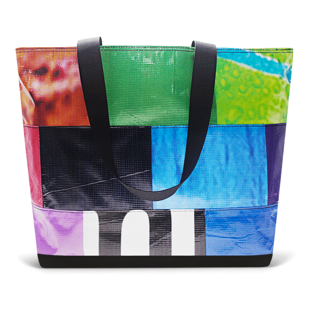 Patchwork Zippered Blake Tote