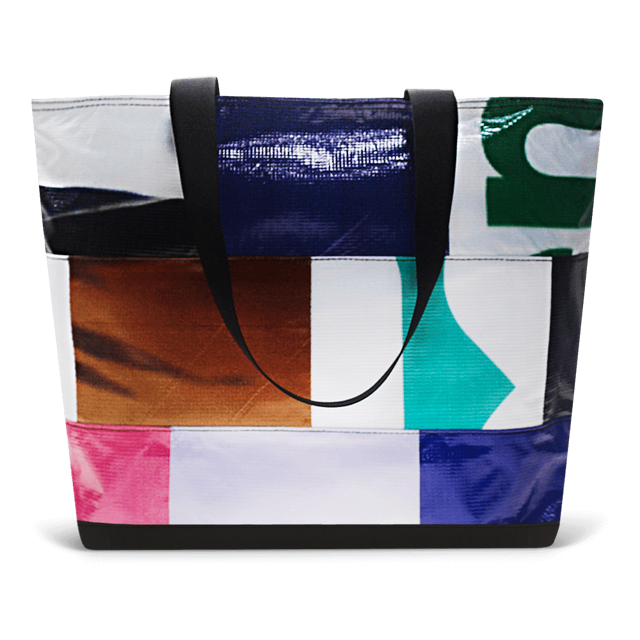 Patchwork Zippered Blake Tote