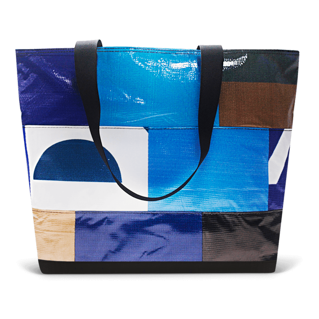 Patchwork Zippered Blake Tote