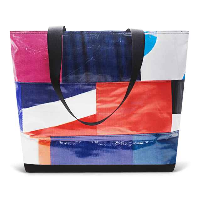 Patchwork Zippered Blake Tote