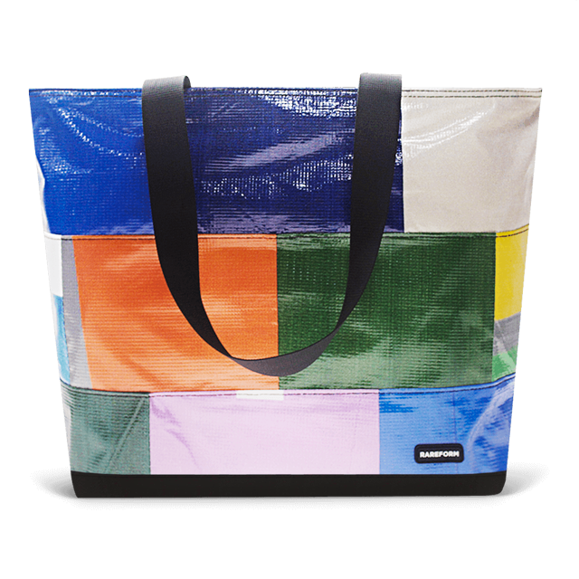 Patchwork Zippered Blake Tote