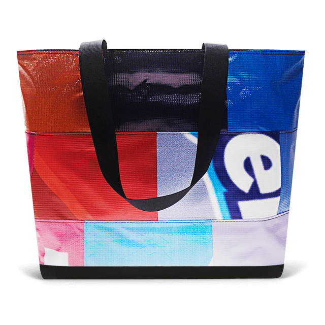 Patchwork Zippered Blake Tote