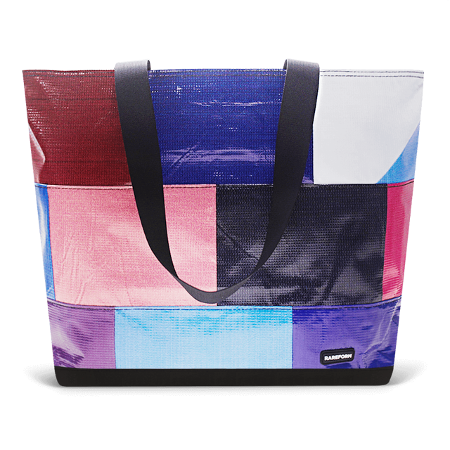 Patchwork Zippered Blake Tote