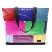 Patchwork Zippered Blake Tote