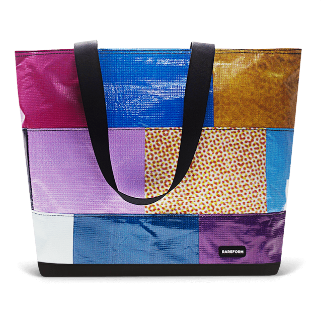 Patchwork Zippered Blake Tote