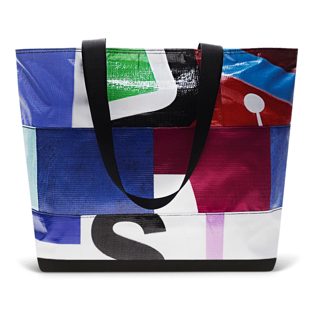 Patchwork Zippered Blake Tote