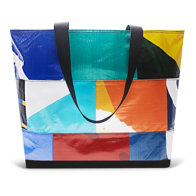 Patchwork Zippered Blake Tote