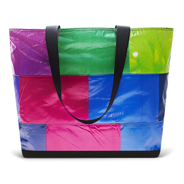 Patchwork Zippered Blake Tote